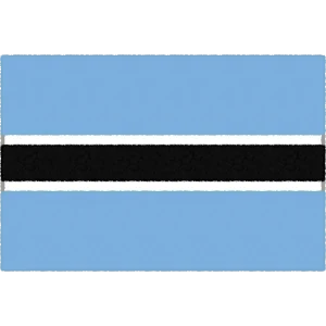 flag botswana