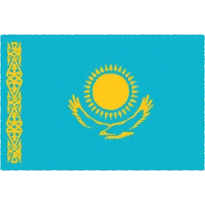 flag kazakhstan
