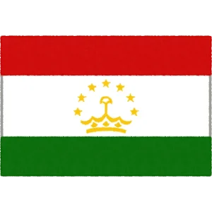 flag tajikistan
