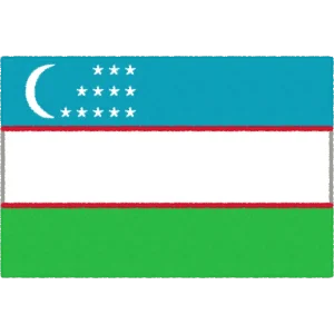 flag uzbekistan