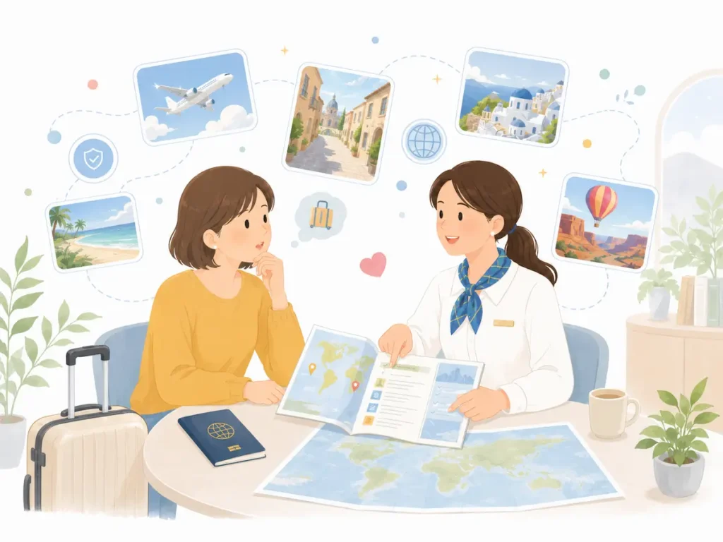 ▶︎初めての海外一人旅も相談できます