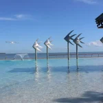 子連れ旅行に人気のケアンズ・エスプラネードラグーンの風景