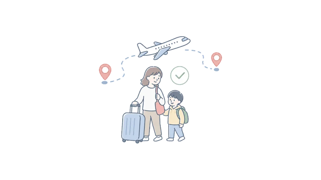 ▶移動の負担を抑えた旅程にできます