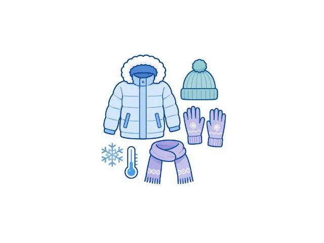 ❷寒さと服装をイメージしておく