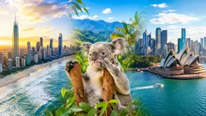初めてのオーストラリア旅行で比較したいシドニー・ゴールドコースト・ケアンズの観光イメージ