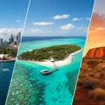 シドニー、グレートバリアリーフ、ウルルを巡るオーストラリア5日間周遊旅行のイメージ
