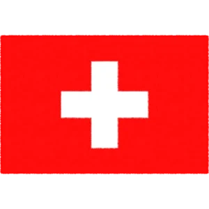 スイス国旗のアイコン画像