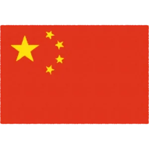 中国の国旗アイコン