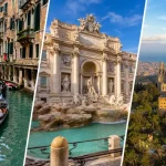ヴェネツィア、ローマ、バルセロナをめぐるヨーロッパ周遊旅行のイメージ